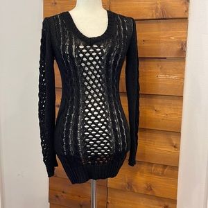 Knitted black Guess sweater